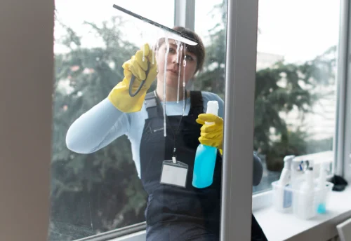 Nettoyage de vitres intérieures et extérieures à Belgentier